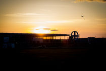 Sundown on a Airport by aseifert
