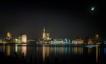 Stralsund Panorama Nacht by Tino Schmidt