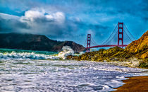 Golden Gate Bridge, San Francisco by Lev Kaytsner