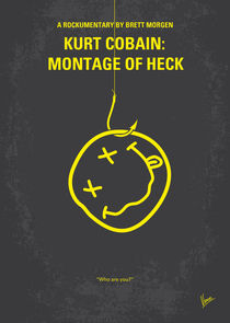 No448 My Montage of Heck minimal movie poster von chungkong