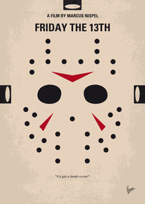 No449 My Friday the 13th minimal movie poster von chungkong