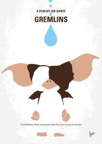 No451 My Gremlins minimal movie poster by chungkong