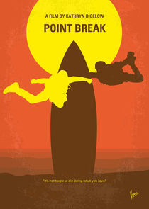 No455 My Point Break minimal movie poster by chungkong