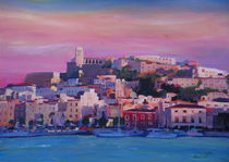 Ibiza Eivissa Old Town and Harbour Pearl of the Mediterranean by M.  Bleichner