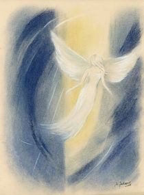 Engel im Licht - Engelmalerei  von Marita Zacharias