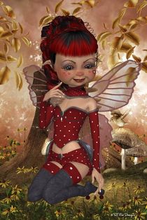 Strawberry Delight Fairy by Toni Jonckheere