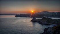 Three Cliffs Bay Gower by Leighton Collins