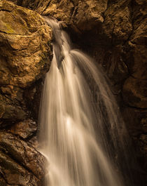 Dinas Rock waterfalls by Leighton Collins