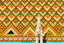 Dachziegel der Matthiaskirche in Budapest by Matthias Hauser