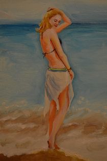 Girl at the sea by Denis Grakhov