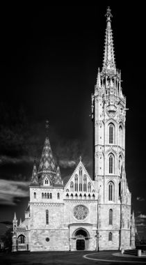 Matthiaskirche Budapest schwarzweiss von Matthias Hauser