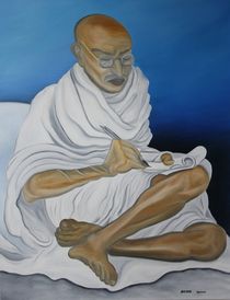 Ghandi by Bodo Lopschus
