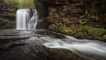 Sgwd Ddwli Isaf waterfalls by Leighton Collins