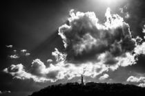 Dramatische Wolken Gellertberg Budapest von Matthias Hauser