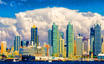 Skyline of San Diego by lanjee chee