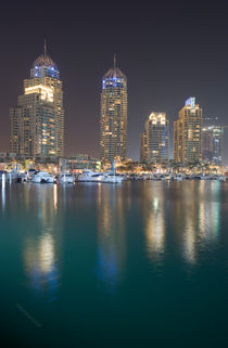 Marina in Dubai by Helge Reinke