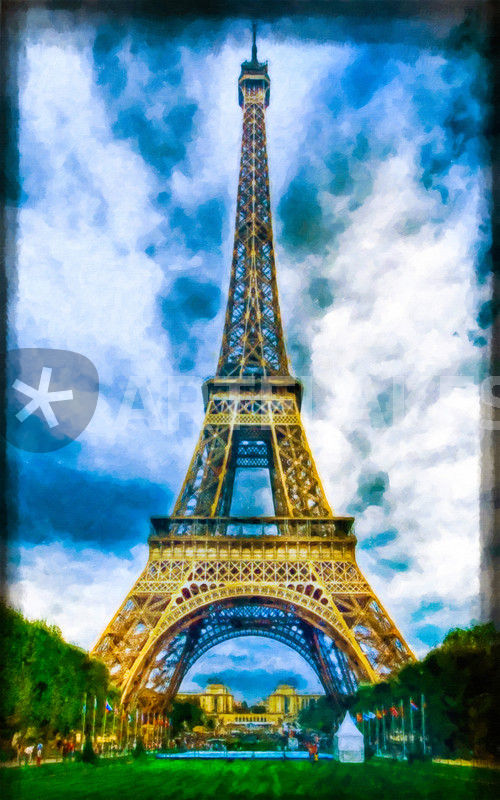  Eiffel  Tower  Digital Art  art  prints and posters by 