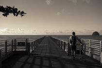 Man on Pier von cinema4design