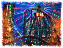 Wonder Wheel at the Coney Island amusement park by lanjee chee