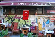 Cafe in Istanbul von loewenherz-artwork