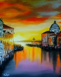 Sunrise in Venice by Helen Bellart