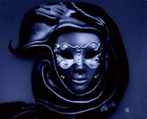 Maske in blau by Thea Ulrich