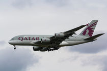 Qatar Airlines Airbus A380 von David Pyatt