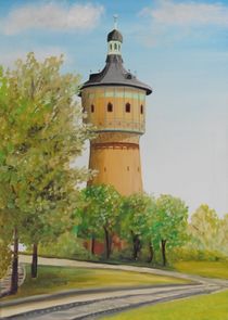 Wasserturm Nord in Halle by Barbara Kaiser