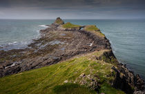 Worm's head on the Gower peninsular by Leighton Collins