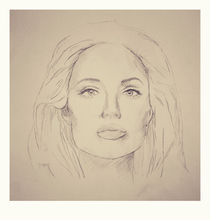 Portrait of Angelina Jolie - 2nd version von chrisphoto