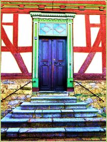 ~ Old Door ~ by Sandra  Vollmann