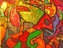 Fish and Fowl Fantasy by laura-conroy