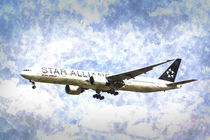 Star Alliance Boeing 777 Art by David Pyatt