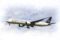 Star Alliance Boeing 777 von David Pyatt