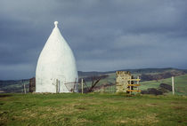 White Nancy Monument over looking Bollington, England by Chris Warham