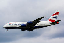 British Airways Airbus A380 von David Pyatt