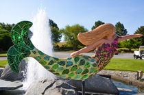 A mermaid in a norfolk botanical gardens 2 by lanjee chee