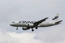 Finnair Airbus A320 by David Pyatt