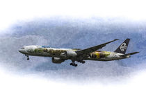 Air New Zealand Hobbit Boeing 777 Art by David Pyatt