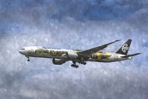 Air New Zealand Hobbit Boeing 777 Art von David Pyatt