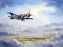 P-40 Warhawk Aircraft von bill holkham