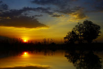 sunset reflection by irwan setiawan