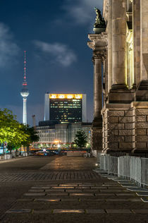 Reichstag und Berliner Fernsehturm I von elbvue by elbvue