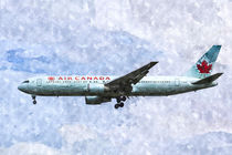 Air Canada Boeing 767 Art by David Pyatt