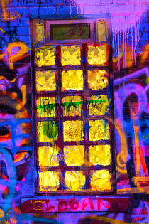 Graffiti Window by David Hare