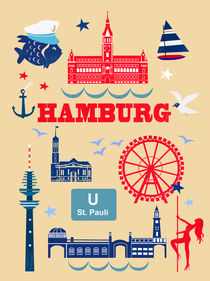Hamburg Icons von Elisandra Sevenstar