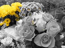 Der Blumenstrauß durch den Gelbfilter by Eva Dust