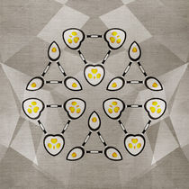 Abstract Techno Fried Eggs by cinema4design