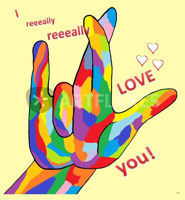 How To Sign I Love You In Asl – Sign language: i love you: stickers