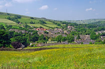 Hayfield, Derbyshire from Snake Path by Rod Johnson